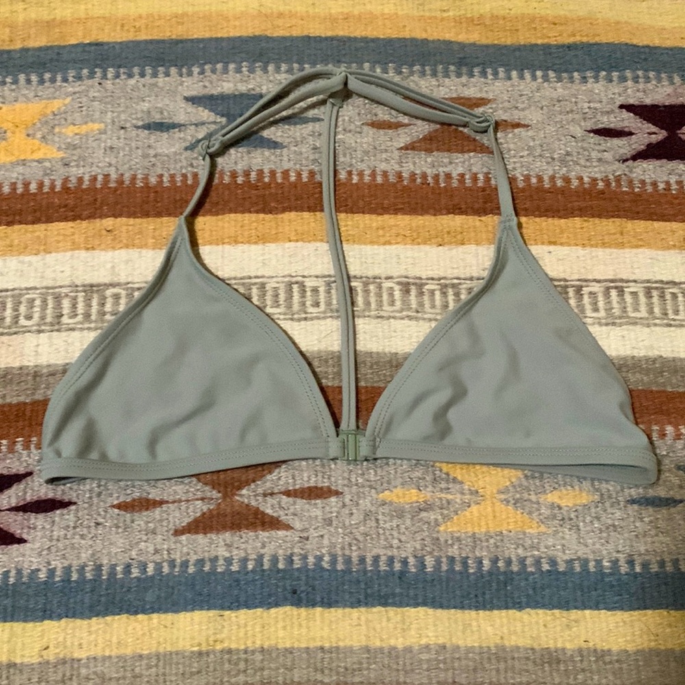 Anemone bikini top, size M, beautiful sage green
